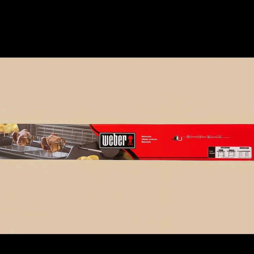 Weber 7653 Rotisserie For Genesis II / LX 400 & 600 Series NEW with motor
